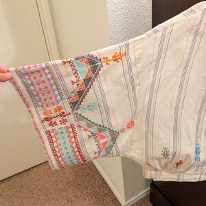 Lovestitch Boho Embroidered Crop Top